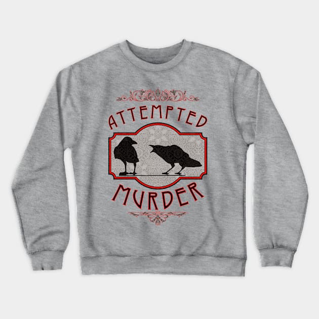 two cows isnt murder Crewneck Sweatshirt by ryanmpete